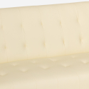 Modern design kunstlederen 2-zits slaapbank Elly 