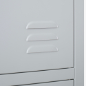 Metalen locker met 12 vakken met slot 90x45x190 cm Krakatoa Light Keuze