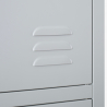 Metalen locker met 12 vakken met slot 90x45x190 cm Krakatoa Light Keuze