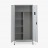 Documentenkast met 2 metalen deuren met slot 90x40x180 cm Vesuvio Light Korting