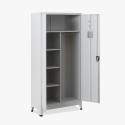 Documentenkast met 2 metalen deuren met slot 90x40x180 cm Vesuvio Light Kortingen