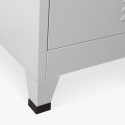 Documentenkast met 2 metalen deuren met slot 90x40x180 cm Vesuvio Light Keuze