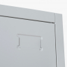 Documentenkast met 2 metalen deuren met slot 90x40x180 cm Vesuvio Light Model