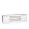 Laag landelijk design wit TV-meubel 160cm Spinle Aanbod
