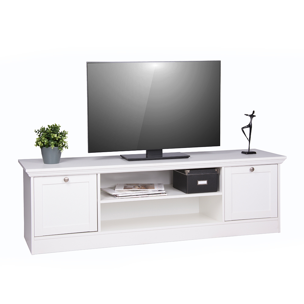 Spinle Wit lage TV-meubel ontwerp 160 cm