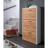 Modern design schoenenkast met 3 vakken voor 18 paar schoenen 61 x 25 x 115 cm Drevo 