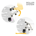 Relax stoffen fauteuil leuning met liftsysteem 2 motoren Roller System Greta 