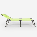 Set van 4 opvouwbare aluminium ligbedden Mauritius 