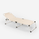 Set van 4 opvouwbare aluminium ligbedden Seychelles Kosten
