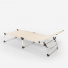 Set van 4 opvouwbare aluminium ligbedden Seychelles 