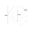 Schijfstops of veiligheidskragen voor Olympische halters 50mm Lock&Load Karakteristieken