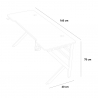 Ergonomisch carbon gaming bureau 160 x 60 cm met koptelefoon- en bekerhouder Sportbot 160 