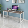 Modern rechthoekig wit houten bureau 120 x 60 cm Bridgewhite 120 Verkoop
