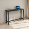 Entreetafel  120x40 cm van hout en zwart metaal Welcome Light Dark Aankoop