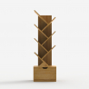 Modern ontwerp boekenkast met 8 planken en lade Treebook 120 