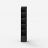 Modern design boekenkast met 10 planken en lade Treebook 150 Voorraad