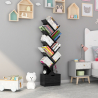 Modern design boekenkast met 10 planken en lade Treebook 150 Korting