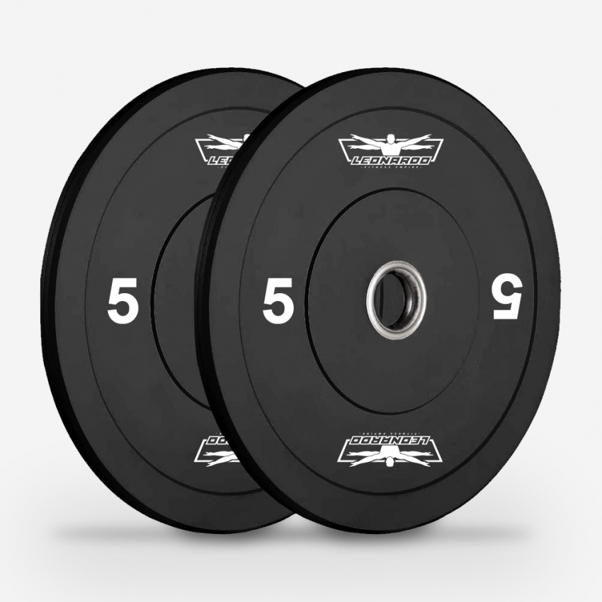 2 x 5 kg Olympische kunststof en staal halterschijven 50 mm Hanzo Aanbieding 2 x 5 kg Olympische kunststof en staal halterschijven 50 mm Hanzo Aanbieding