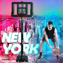 Professionele draagbare basketbalstandaard NY, 250 - 305 cm Aanbod