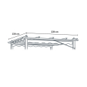 Vervangend doek 230 x 230 cm voor tuinpaviljoen met uv-bescherming Aanbod