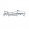 Vervangend doek 230 x 230 cm voor tuinpaviljoen met uv-bescherming Aanbod