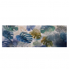 Exotische bladerenschilderij bij hand foto op canvas 140 x 45 cm Jungle Verkoop