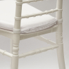Set van 20 witte antislip gewatteerde kussens voor Napoleon en Chiavarina stoelen Verkoop