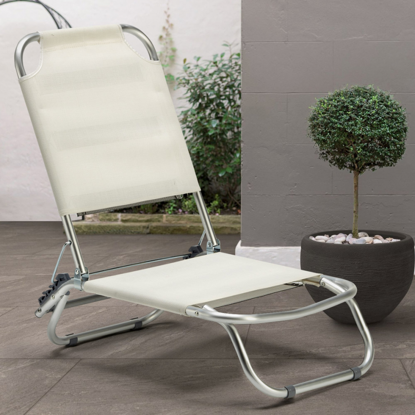 Tropische opvouwbare aluminium strandstoel