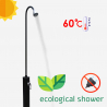 Outdoor douche op zonne-energie met 10 liter opslag en mengkraan Vinnufossen Keuze
