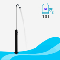 Outdoor douche op zonne-energie met 10 liter opslag en mengkraan Vinnufossen Model