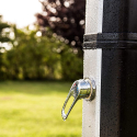 Tuindouche op zonne-energie, tank van 35 liter, voetwasfunctie en mengkraan Cataratas 