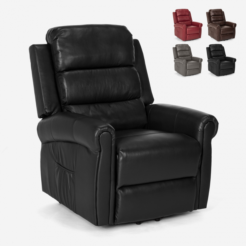Elektrische relax massagestoel met wielen, verwarming en sta-op functie Isabel Aanbieding Elektrische relax massagestoel met wielen, verwarming en sta-op functie Isabel Aanbieding