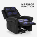 Elektrische relax massagestoel met wielen, verwarming en sta-op functie Isabel Korting