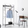 Industriële open metalen garderobe Otto Aanbod