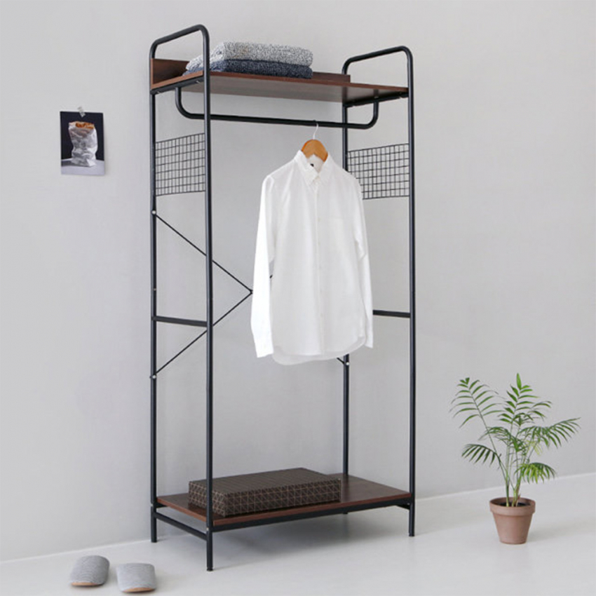 Industriële open metalen garderobe Otto Aanbieding