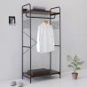 Industriële open metalen garderobe Otto Aanbieding