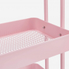 Metalen keukentrolley met 3 planken en wielen Sall 