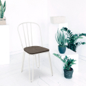 Industriële stalen stoelen voor bars en keukens Ferrum 