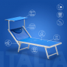 Professionele strandligstoel Italia uit aluminium Aankoop