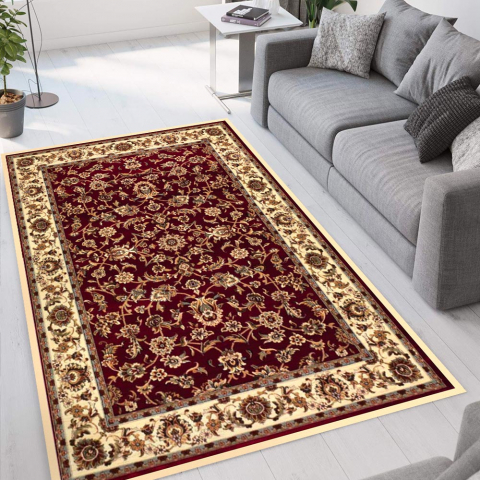 Oosters Perzisch tapijt met bloemenpatroon voor de woonkamer Istanbul ROS001IST