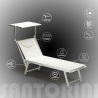 Professioneel aluminium ligbed Santorini voor het strand 