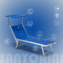 2 stuks professionele aluminium ligbedden Santorini Aanbod