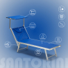 2 stuks professionele aluminium ligbedden Santorini Aanbod