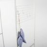 Wit metalen open garderobe voor ingang of slaapkamer Otto Light Voorraad