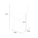 Moderne stoel van polypropyleen voor bar, keuken of restaurant Progarden Ghibli Catalogus