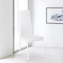 Moderne design stoel Imperial met kunstleren bekleding Catalogus