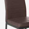 Modern design met kunstleer gestoffeerde stoel Imperial Dark Model