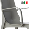 Modern design armchairs with armrests for kitchen bar restaurant Scab Vanity Arm Aanbod