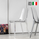 Moderne transparante design stoel voor thuis of horeca Scab Vanity Verkoop