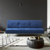Moderne fluwelen 2-zits slaapbank met gouden poten Padded Keuze